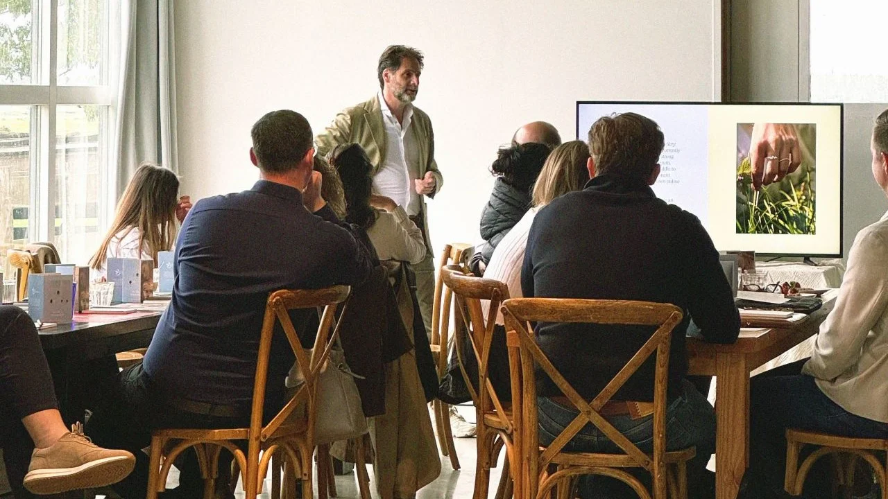 Celebration of our upcoming 20th anniversary, we hosted our annual Blush Sales Meeting at Studio Kalverliefde.
