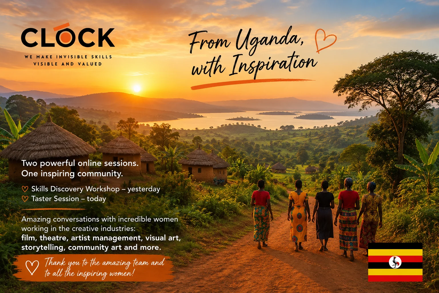 CLOCK & Vrouwen in de Creatieve sector in Uganda 